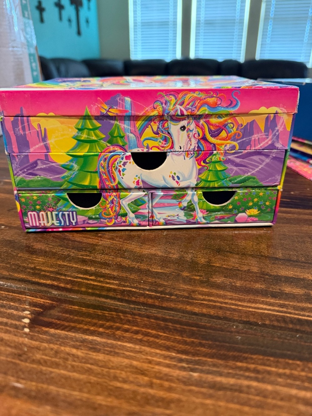 Lisa Frank box (jewelry or trinket)
